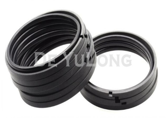 Rubber Metal Single Acting Piston Seal ,  Excavator Hydraulic Ram Seals